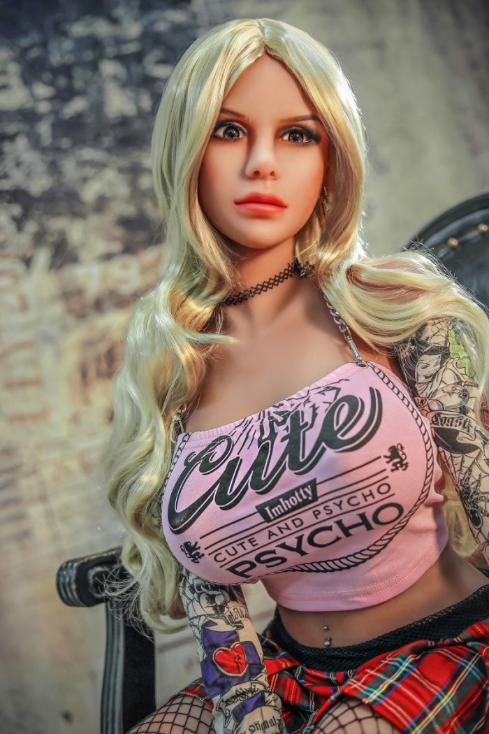 140cm (4ft7)  Big Boobs European Ancestry Black Eyes TPE Sex Doll [USA Stock] - Image 1