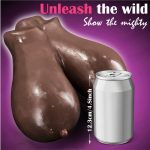Large Dark Brown Breasts Inviting Inserted 4.9lb Sex Toys [USA Stock] - Image 3